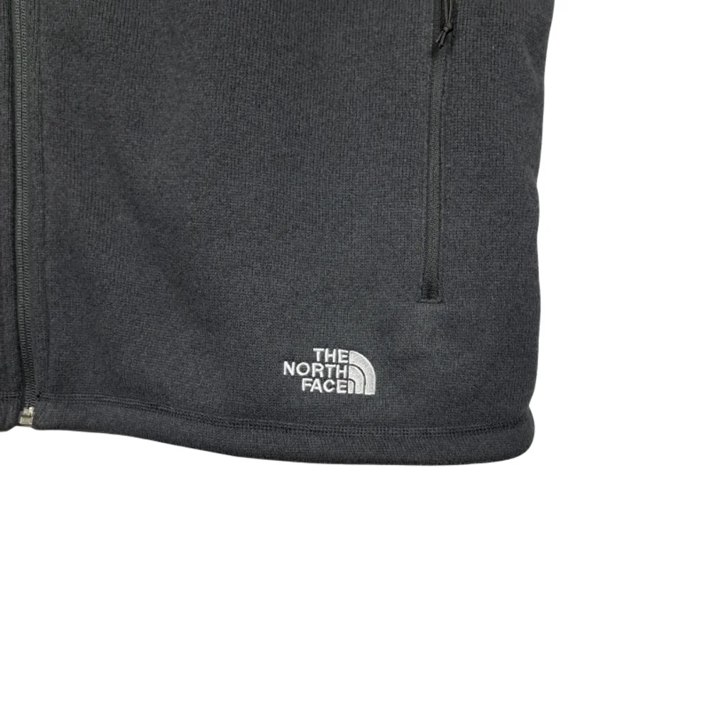 The North Face Men's XXXL Windwall Fleece Sweater Vest 'Enjoy the Journey' Black